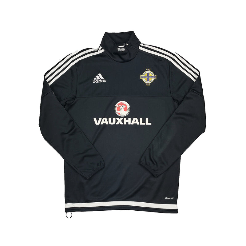 2015/16 NORTHERN IRELAND 1/2 ZIP TRAINING TOP (M) ADIDAS