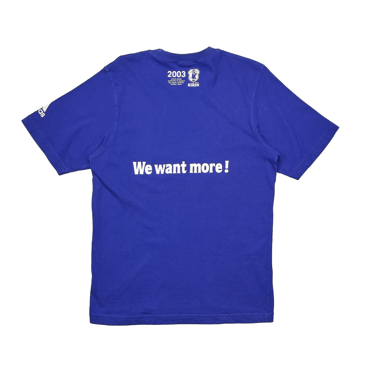 2003 JAPAN ADIDAS 'NO LIFE WITHOUT FOOTBALL' LEISURE T-SHIRT (S)