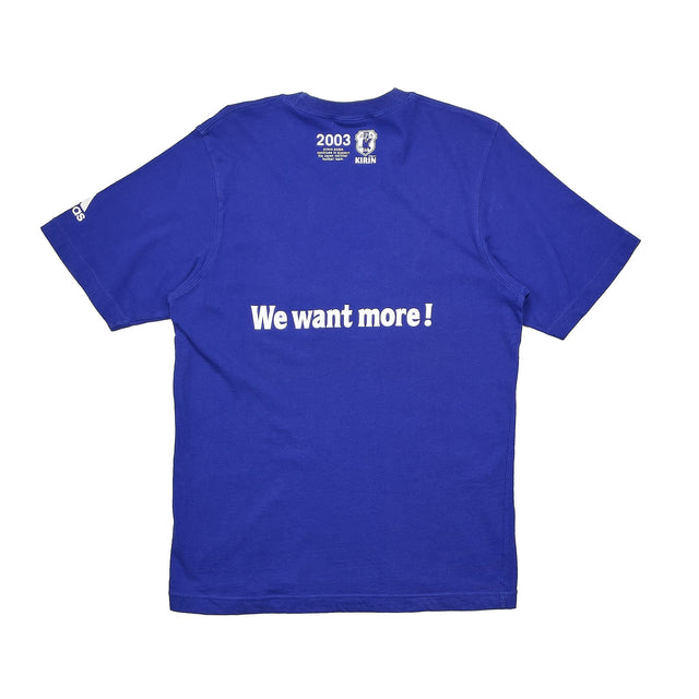 2003 JAPAN ADIDAS 'NO LIFE WITHOUT FOOTBALL' LEISURE T-SHIRT (S)