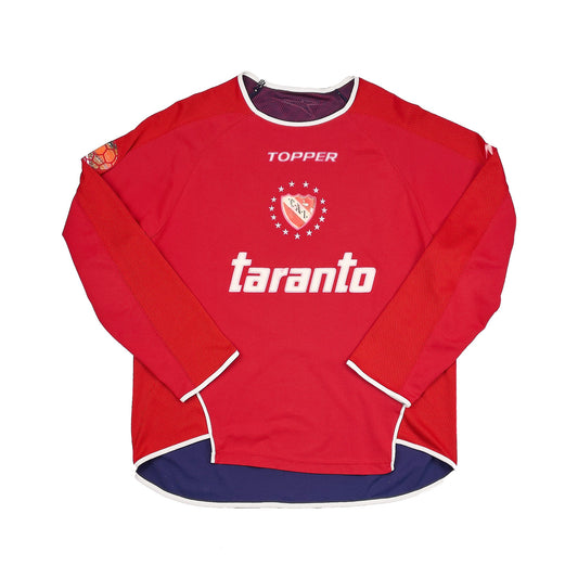 2003/04 INDEPENDIENTE L/S HOME SHIRT (M) TOPPER