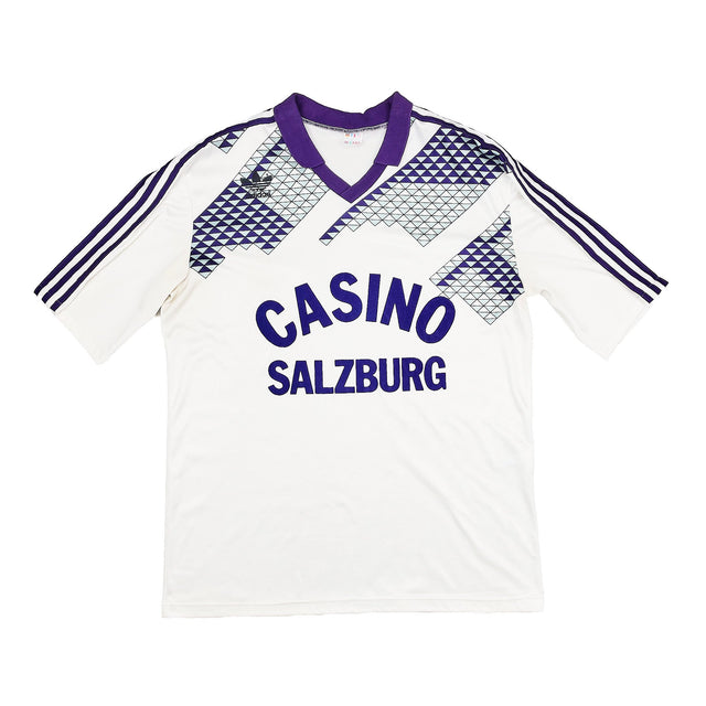 CULT KITS - 1991/92 CASINO SALZBURG HOME SHIRT (XL) ADIDAS