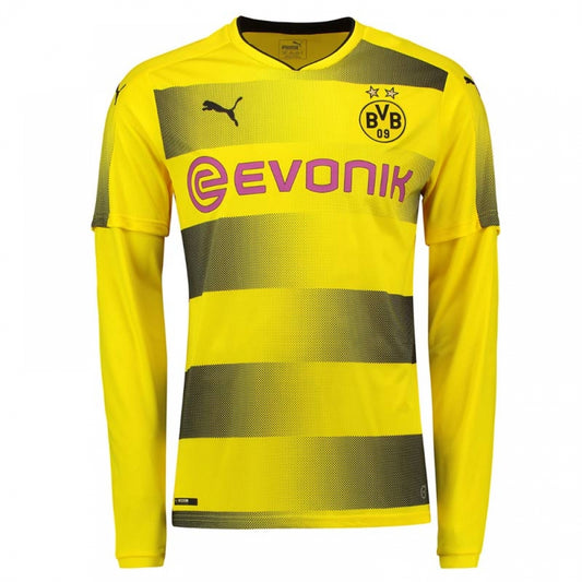 2017-2018 Borussia Dortmund Home Long Sleeve Puma Shirt_0