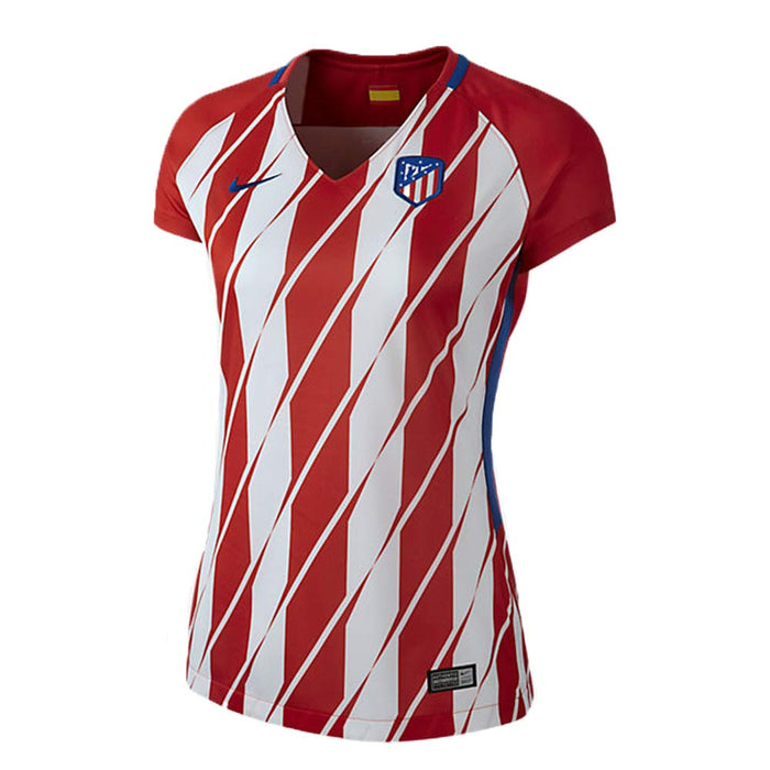 2017-2018 Atletico Madrid Home Nike Ladies Shirt