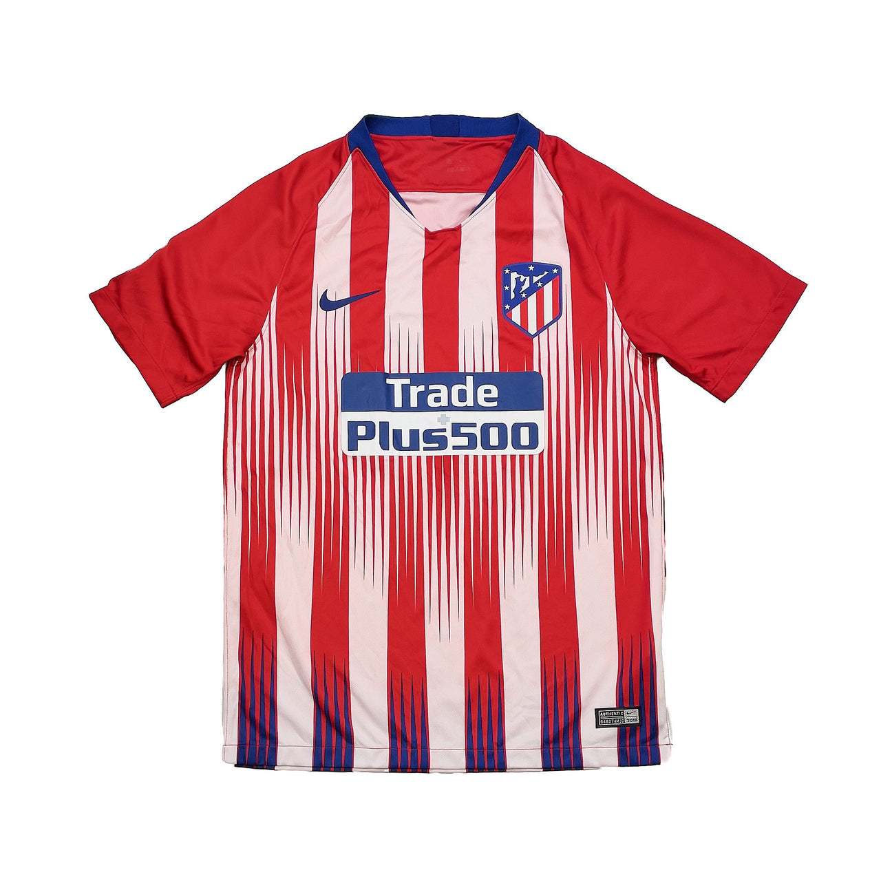 CULT KITS - 2018/19 ATLETICO MADRID HOME SHIRT (S) NIKE