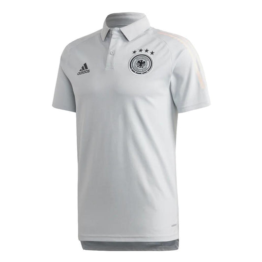 2020-2021 Germany Adidas Polo Shirt (Clear Grey)_0