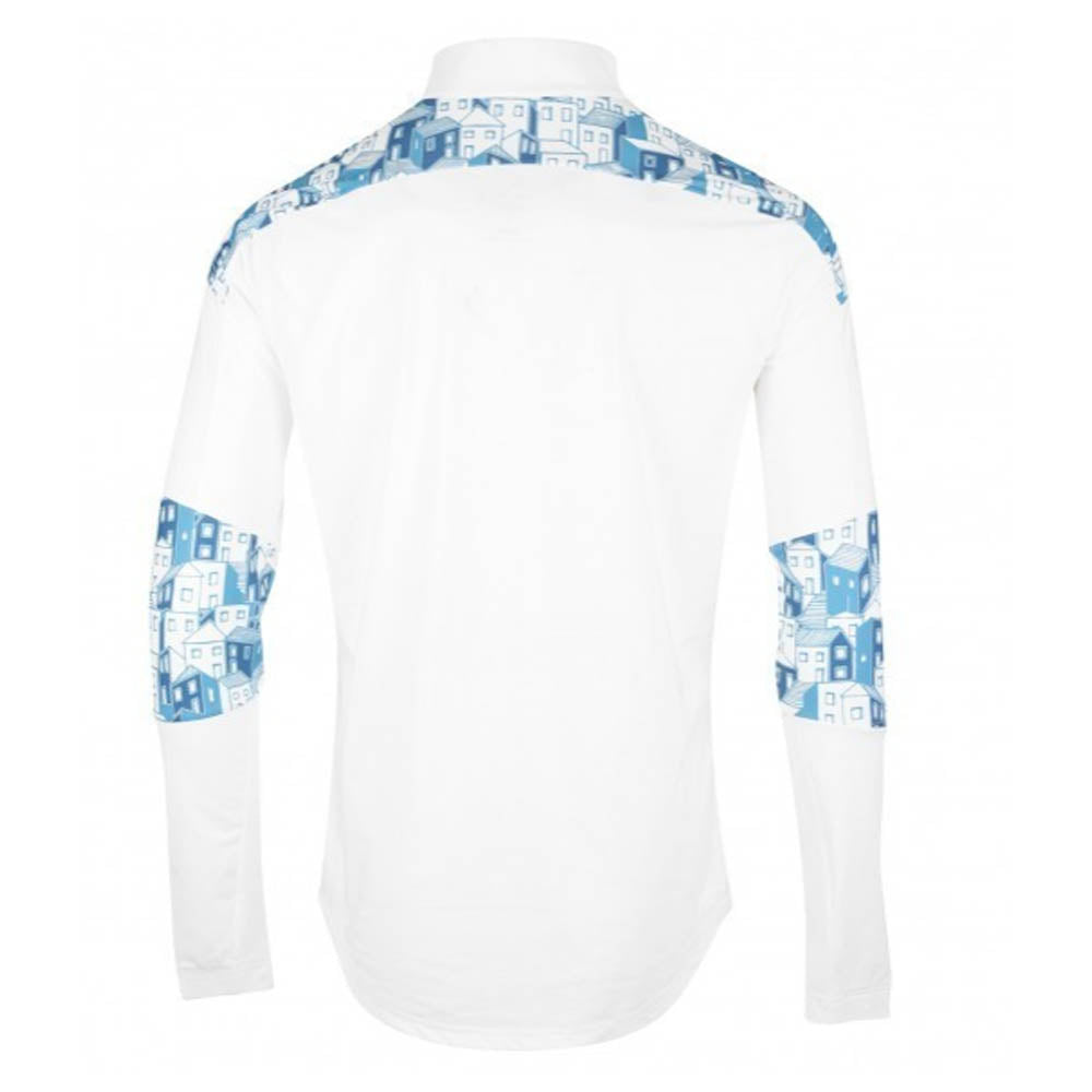 2020-2021 Marseille Quarter Zip Training Top (White)_1