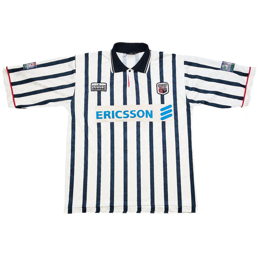 1996/98 BRENTFORD #5 *MATCH ISSUE* AWAY SHIRT (L) COBRA SPORTS
