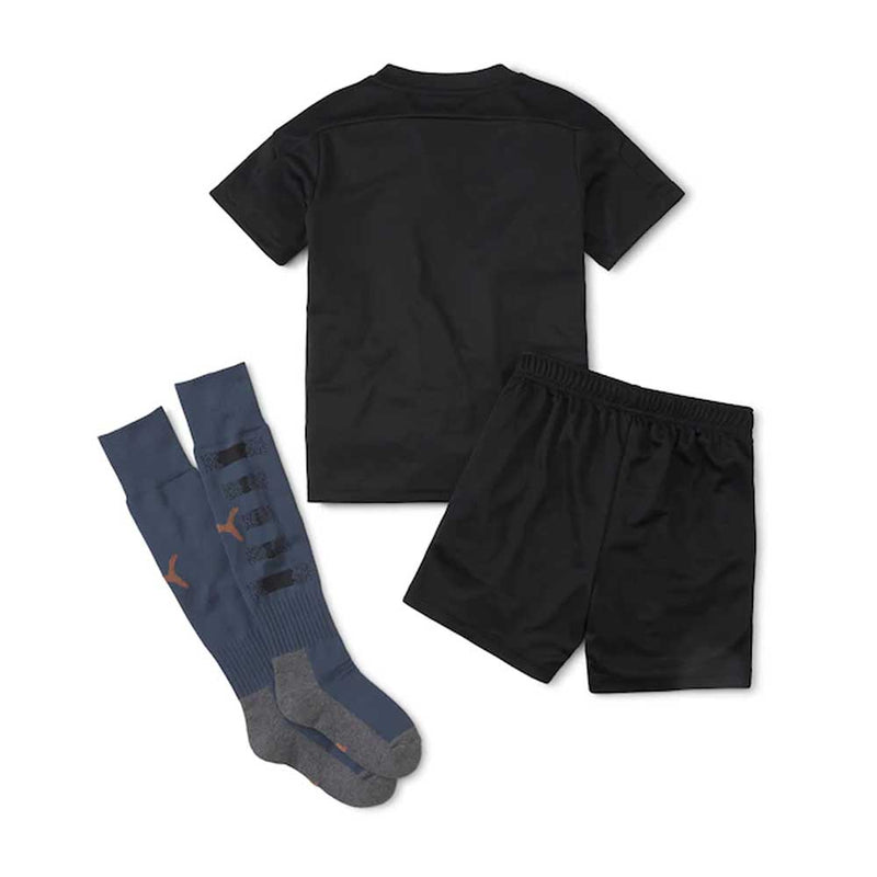 2020-2021 Manchester City Away Little Boys Mini Kit_1