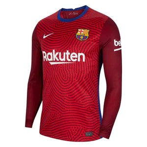 2020-2021 Barcelona Away Goalkeeper Shirt (Red)_0