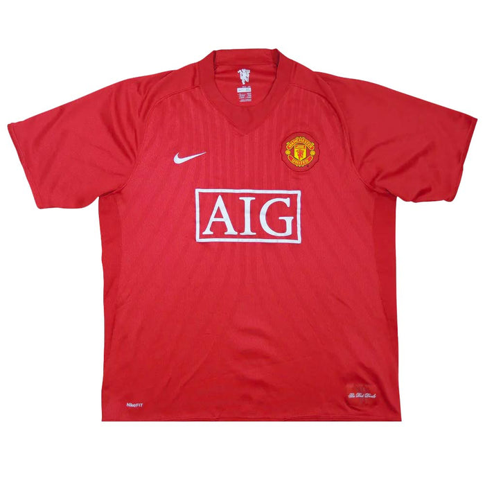 Manchester United 2007-09 Home Shirt (Very Good)