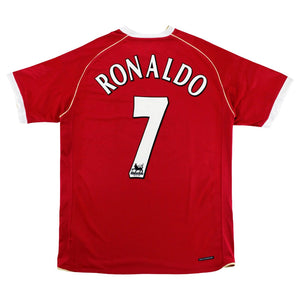 Manchester United 2006-07 Home Shirt (Ronaldo #7) ((Very Good) XL)_0