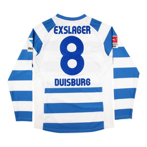 Duisburg 2011-2013 Home Shirt (Exslager #8) LS ((Excellent) S)_0