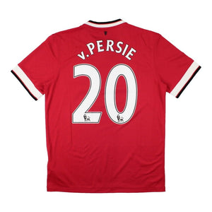 Manchester United 2014-2015 Home Shirt (v.Persie 20) ((Excellent) L)_0