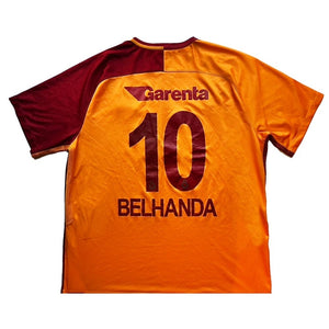 Galatasaray 2017-18 Home Shirt (Belhanda #10) ((Very Good) XXL)_0