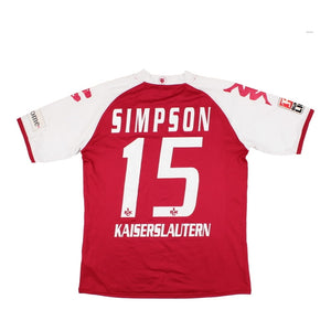 Kaiserslautern 2008-09 Home Shirt (Simpson #15) ((Excellent) L)_0