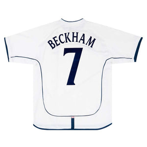 England 2001-03 Home Shirt (Beckham #7) ((Excellent) S)_0