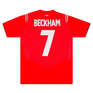 England 2004-06 Away Shirt (Beckham #7) ((Excellent) XL)_0