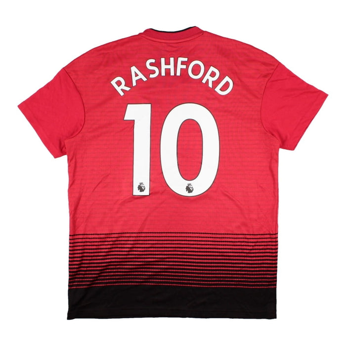 Manchester United 2018-19 Home Shirt (Rashford #10) ((Good) M)