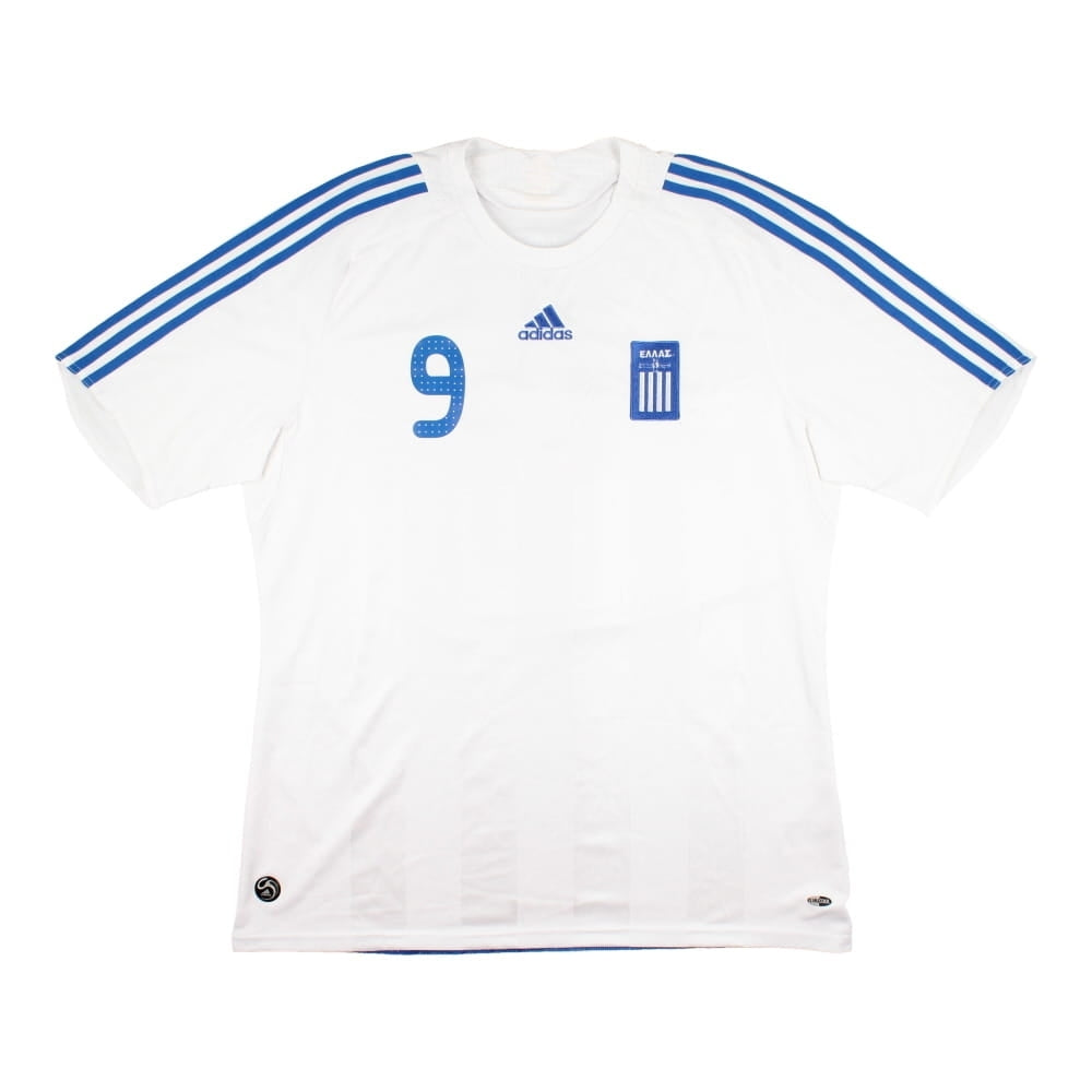 Greece 2008-09 Away Shirt (Charistea #9) ((Very Good) XL)_1