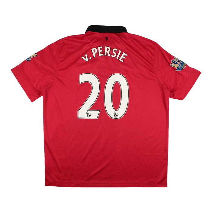 Manchester United 2013-14 Home Shirt (Van Persie #20) ((Fair) XXL)