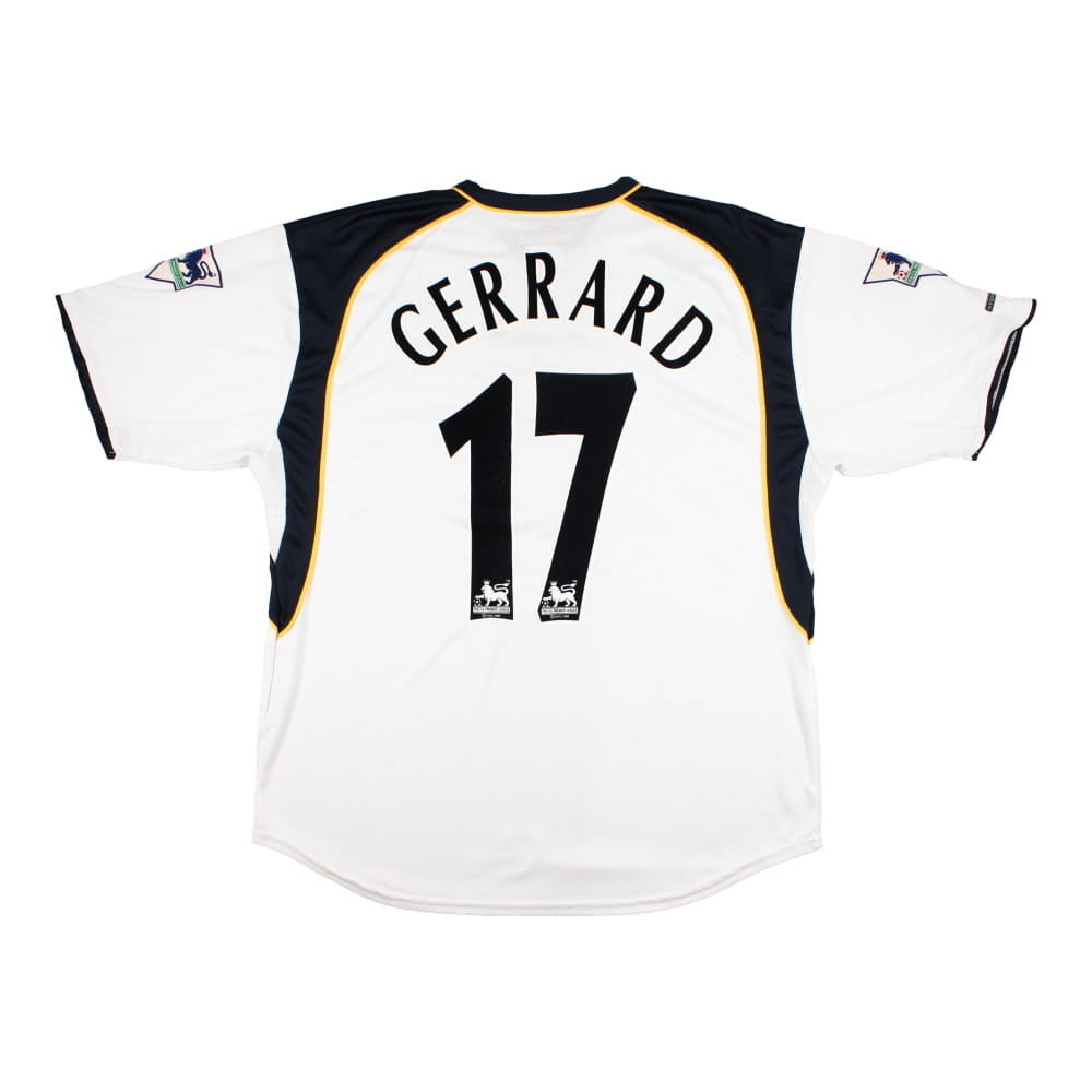 Liverpool 2001-03 Away Shirt (Gerrard #17) ((Good) L)_0