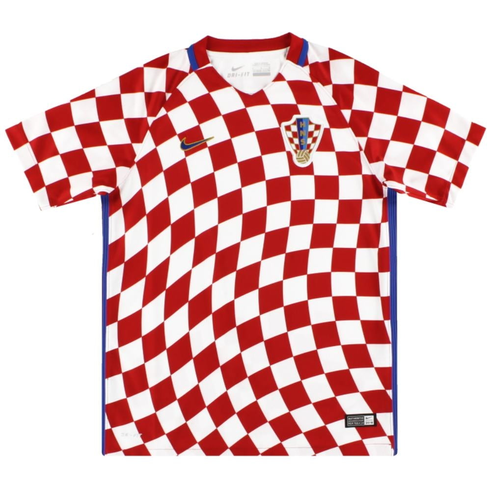 Croatia 2016 17 Home Shirt Fair M Classic Football Kit