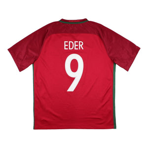 Portugal 2016-17 Home Shirt (Eder #9) (Good)_0