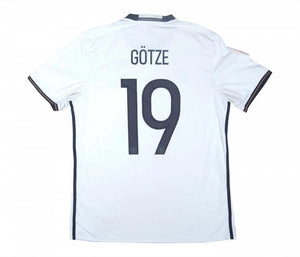 Germany 2016-17 Home Shirt (Gotze #19) (Very Good)_0