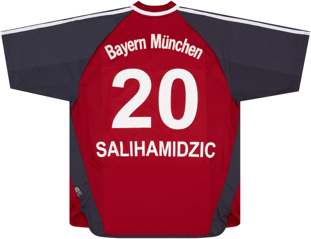 Bayern Munich 2001-02 Home Shirt (Salihamidzic #20) (Very Good)_0