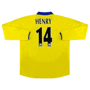 Arsenal 2003-05 LS Away Shirt (Henry #14) (XL) (Excellent)_0