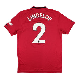 Manchester United 2019-20 Home Shirt (Lindelof #2) (M) (Very Good)_0