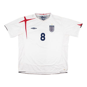 England 2005-07 Home Shirt (Lampard #8) (Very Good)_1