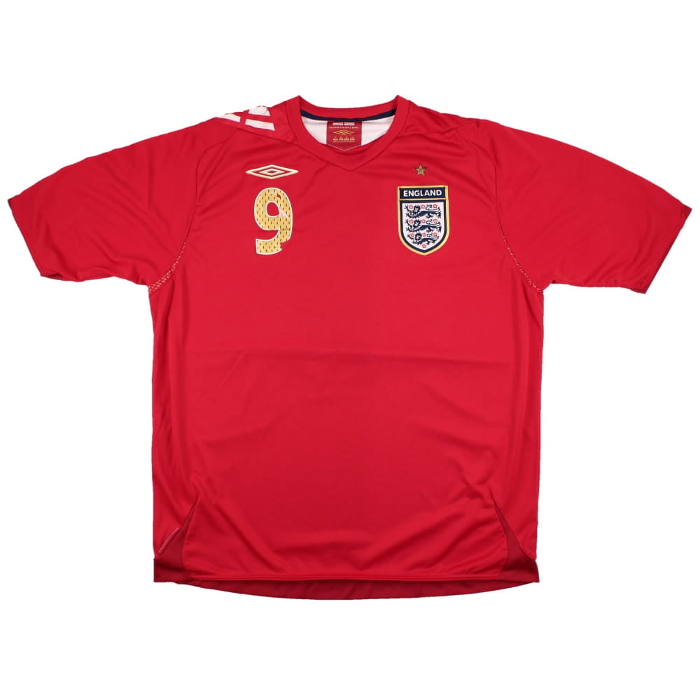 England 2006-08 Away Shirt (Rooney #9) (XL) (Good)_1