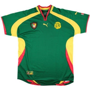 Cameroon 2000-02 Home Shirt (XL) (Very Good) (Eto O 9)_2