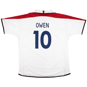 England 2003-05 Home Shirt (Owen #10) (L) (Very Good)_0