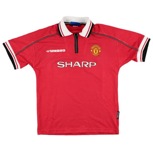 Manchester United 1998-2000 Home Shirt (Boys 12) (Very Good)_0