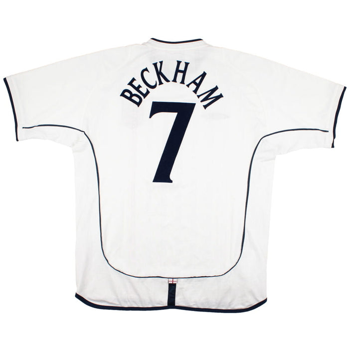 England 2001-03 Home Shirt (Beckham #7) (Excellent)