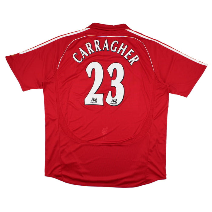 Liverpool 2006-08 Home Shirt (Carragher #23) (2XL) (Excellent)