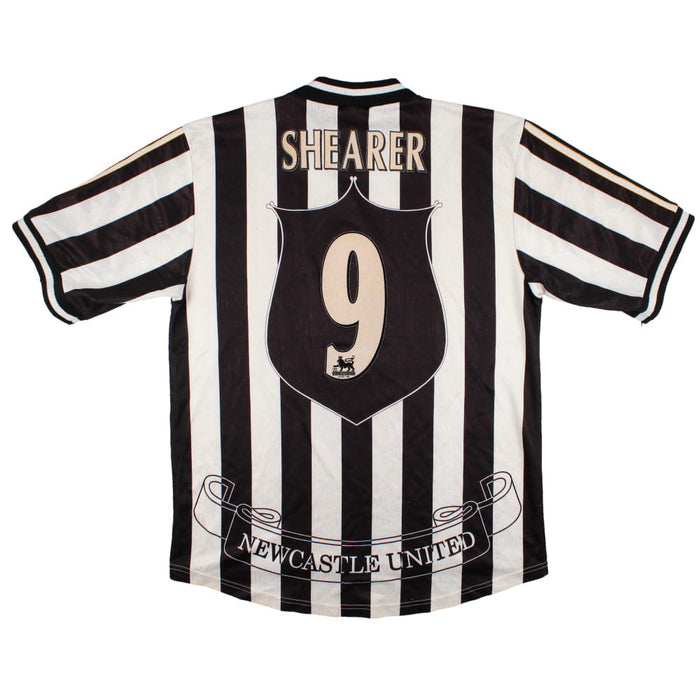 Newcastle United 1997-99 Home Shirt (Shearer #9) (L) (Fair)