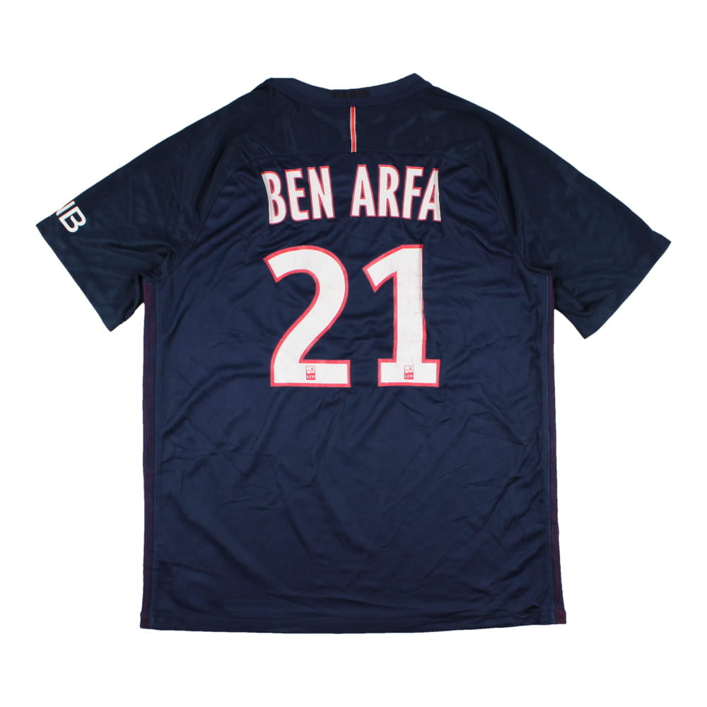 PSG 2016-17 Home Shirt (Ben Arfa #21) (L) (Good)_0