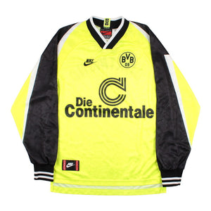 Borussia Dortmund 1995-96 Long Sleeve Home Shirt (S) (Excellent)_0