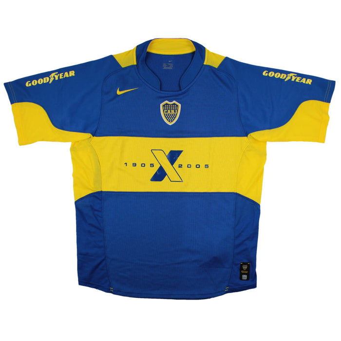 Boca Juniors 2005-06 Home Shirt (L) (Excellent)