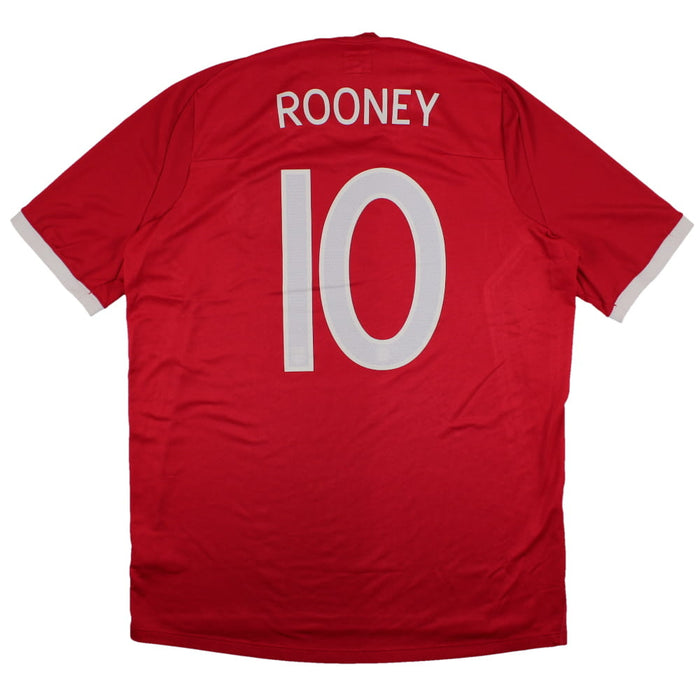 England 2010-11 Away Shirt (L) Rooney #10 (Very Good)