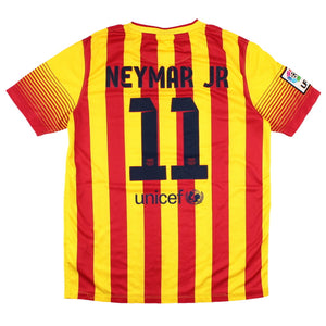 Barcelona 2013-14 Away Shirt (XL Boys) Neymar #11 (Very Good)_0