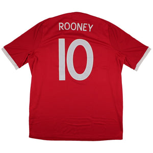 England 2010-11 Away Shirt (XL) Rooney #10 (Excellent)_0