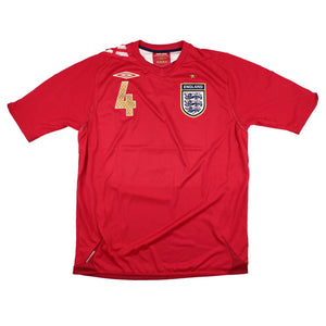 England 2006-08 Away (M) Gerrard #4 (Excellent)_1