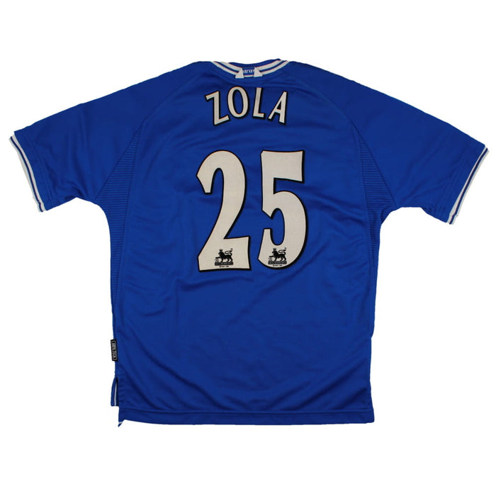 Chelsea 1999-2001 Home Shirt (Youths) Zola #25 (Excellent)