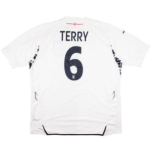 England 2007-09 Home Shirt (XL) Terry #6 (Good)_0