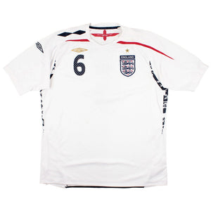 England 2007-09 Home Shirt (XL) Terry #6 (Good)_1