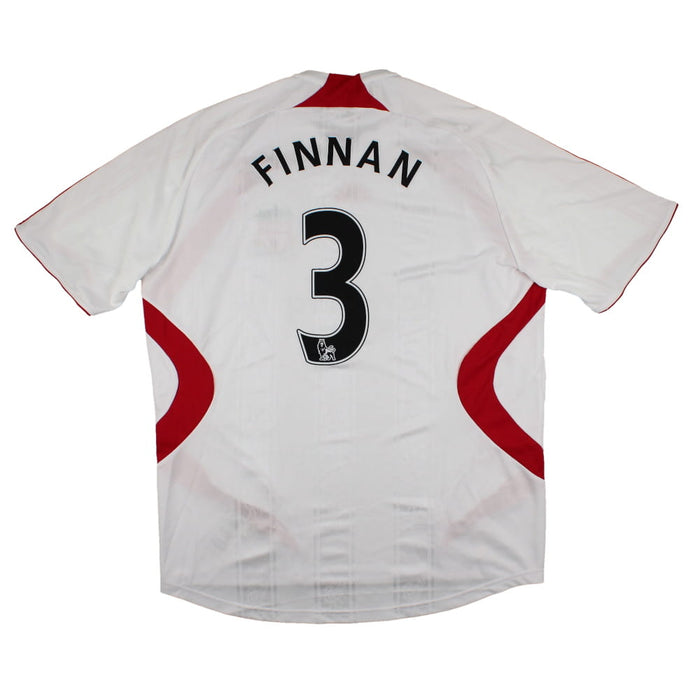 Liverpool 2007-08 Away Shirt (XL) Finnan #3 (Very Good)